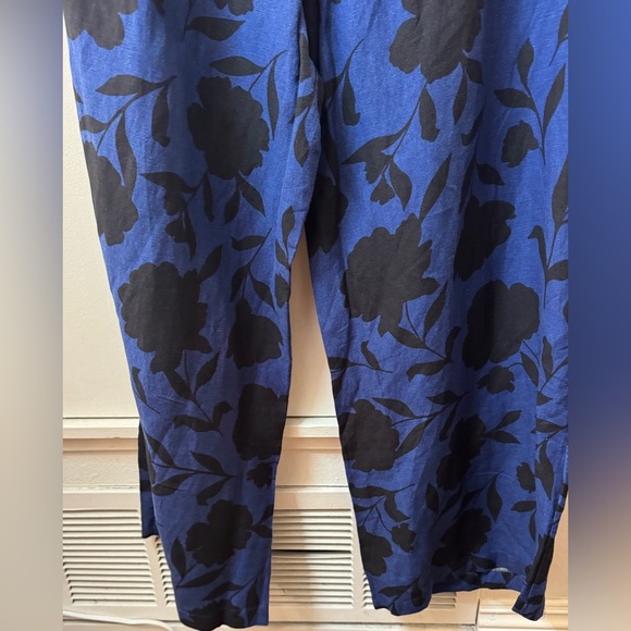 Kate Spade X Target Classic Rose Navy Blue Black Floral
Linen Blend Jumpsuit 14 - Picture 12 of 16